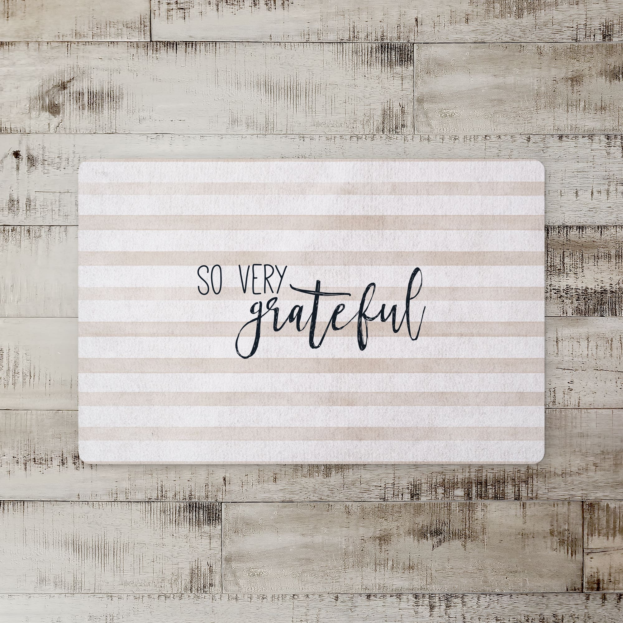 So Grateful Floor Mat